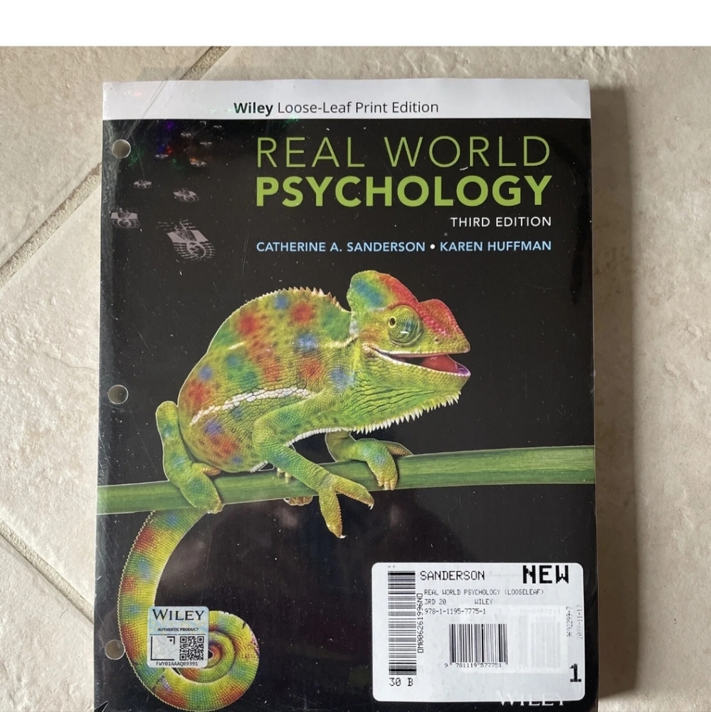 Real WORLD PSYCHOLOGY THIRD EDITION Chapter 1 NOTES By Catherine And Huffman